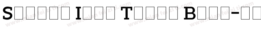 Suisse Intl Trial Bold字体转换
